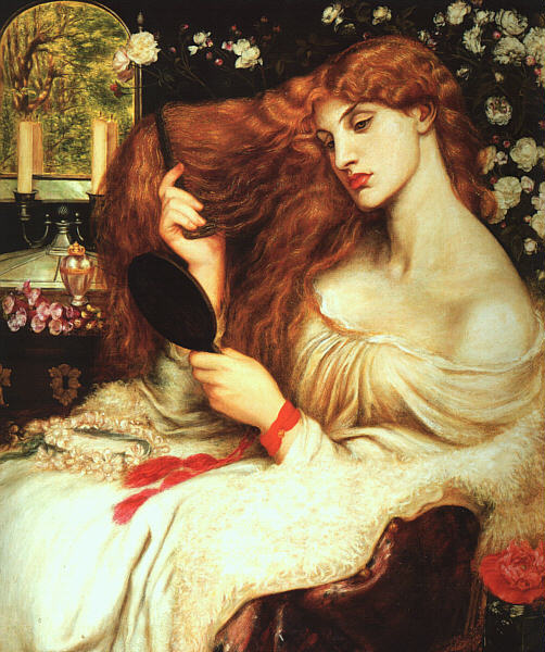 Arte prerrafaelita: Lady Lilith de Dante Gabriel Rossetti 